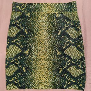 BCBG Maxazria embellished tube skirt XS